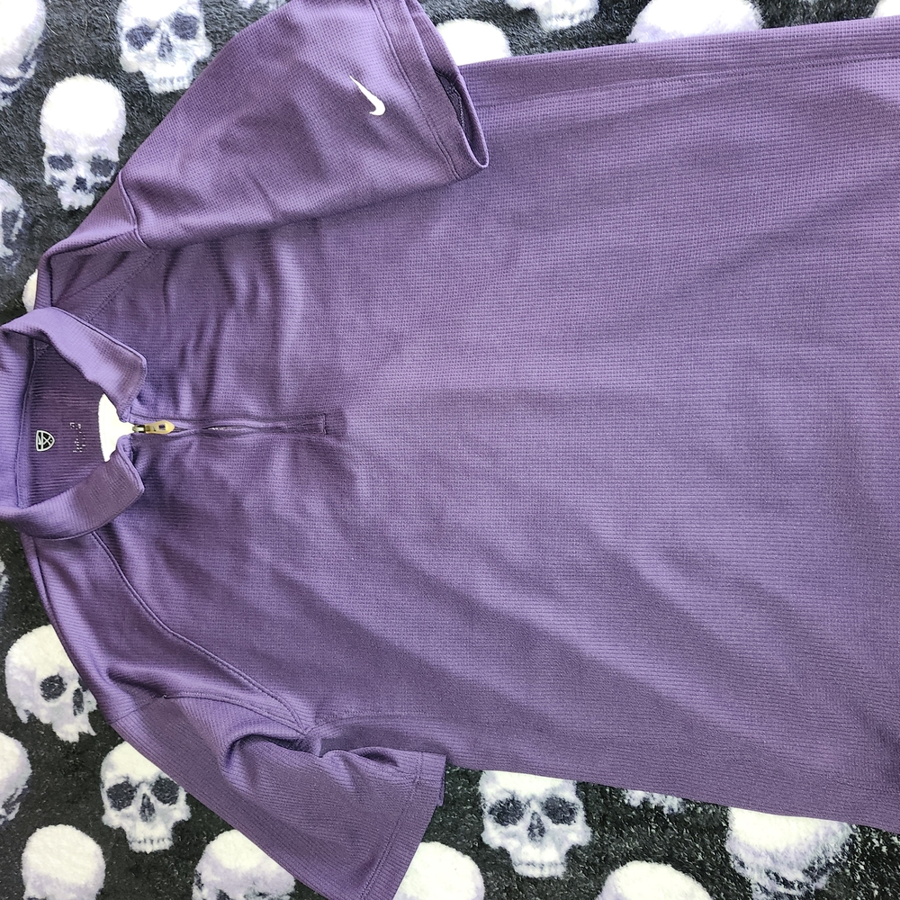 Purple Nike Polo Shirt